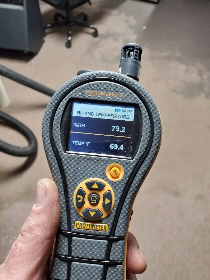 Moisture meter humidity assessment for Fire & Smoke Damage Restoration in Emeryville